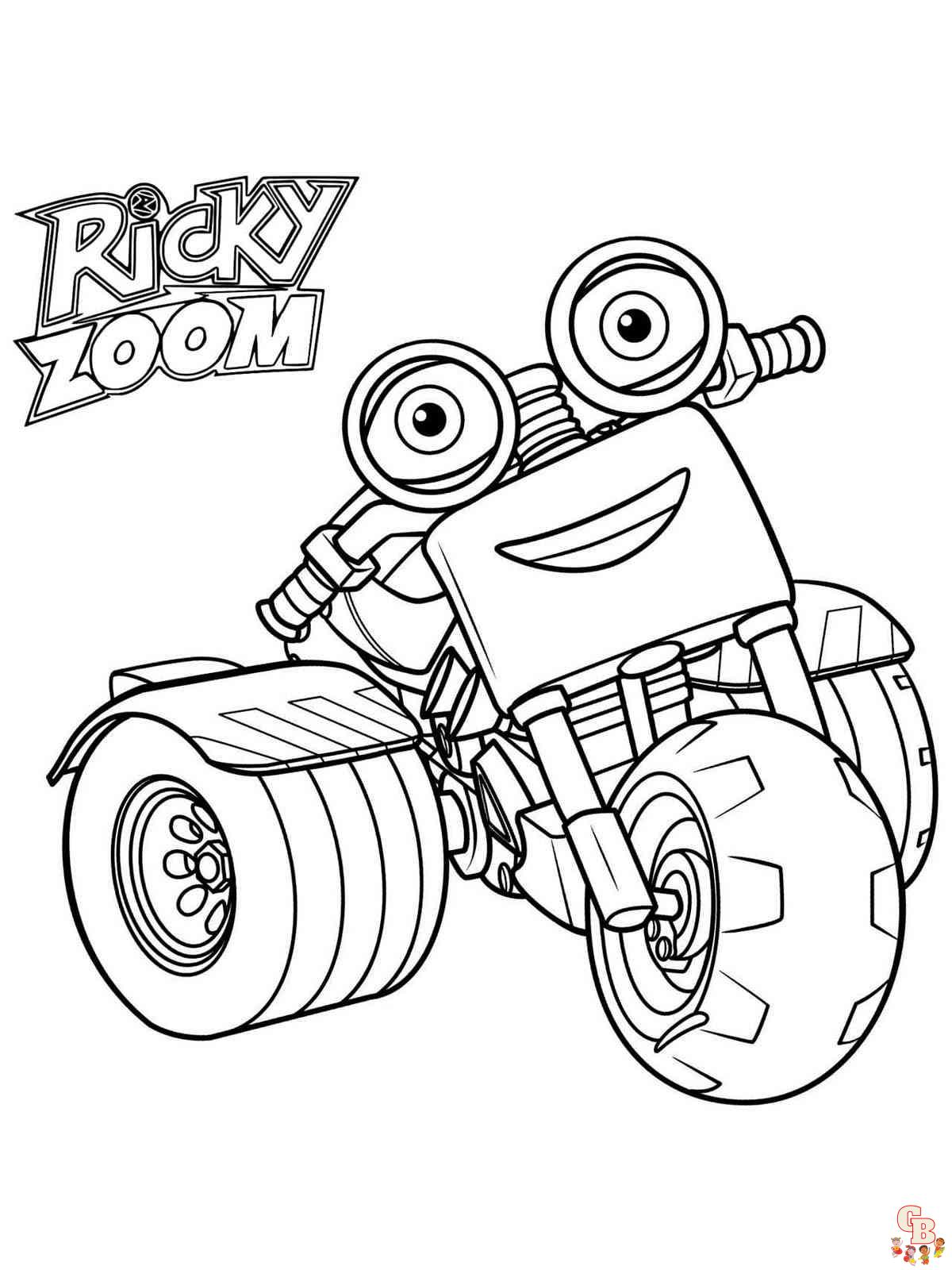 Coloriages Ricky Zoom