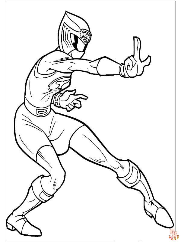 coloriage power rangers