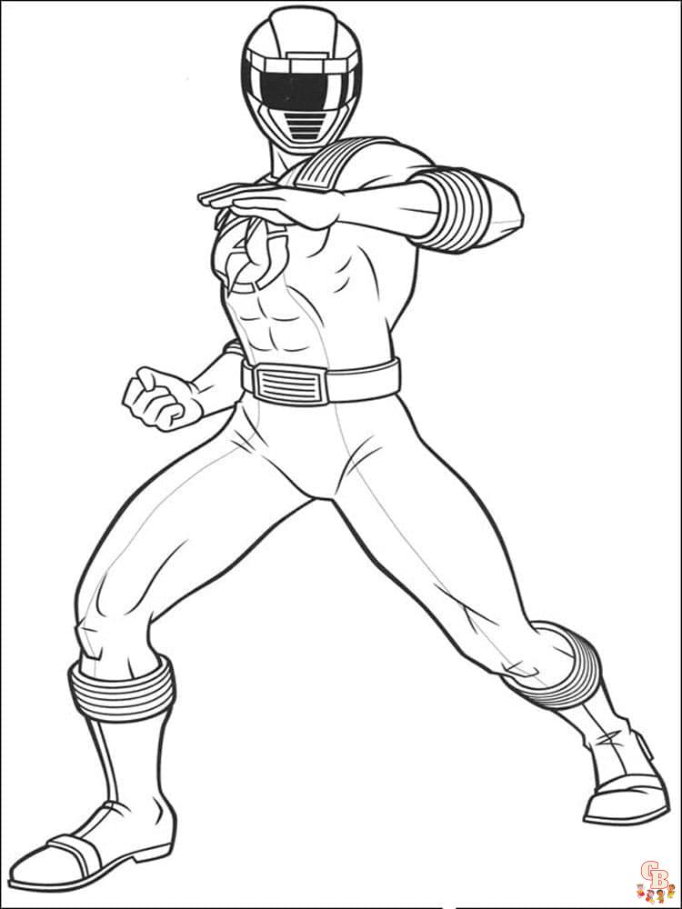 coloriage power rangers