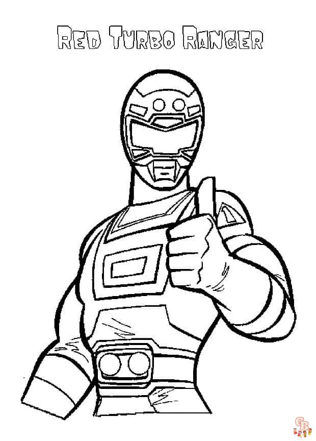 coloriage power rangers