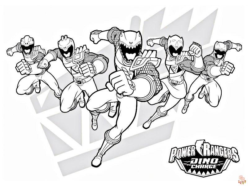 coloriage power rangers