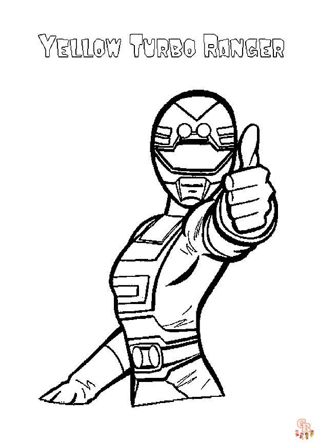 coloriage power rangers