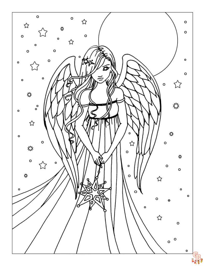 Coloriage Ange