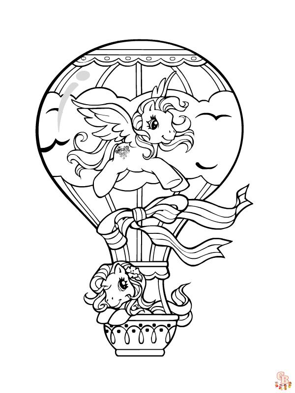 Coloriage Ballon dirigeable