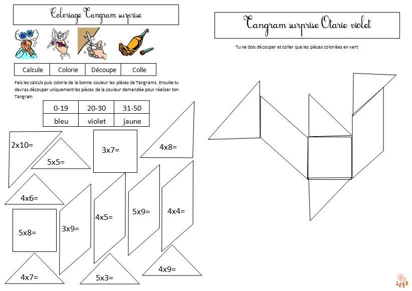 Coloriage Calcul