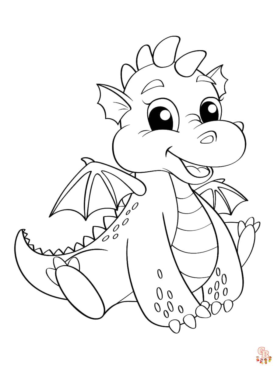 Coloriage Chasseur de dragons