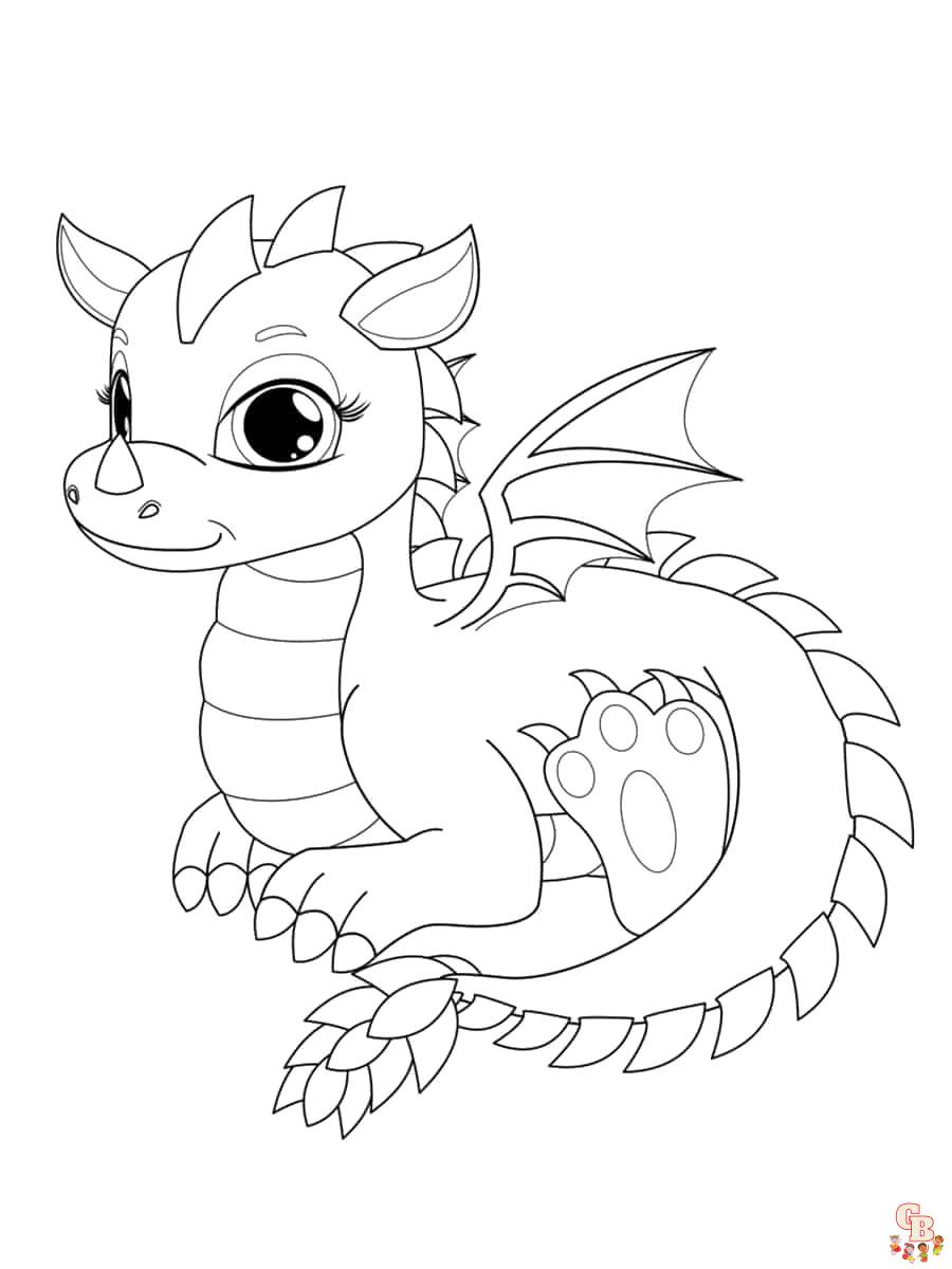 Coloriage Chasseur de dragons