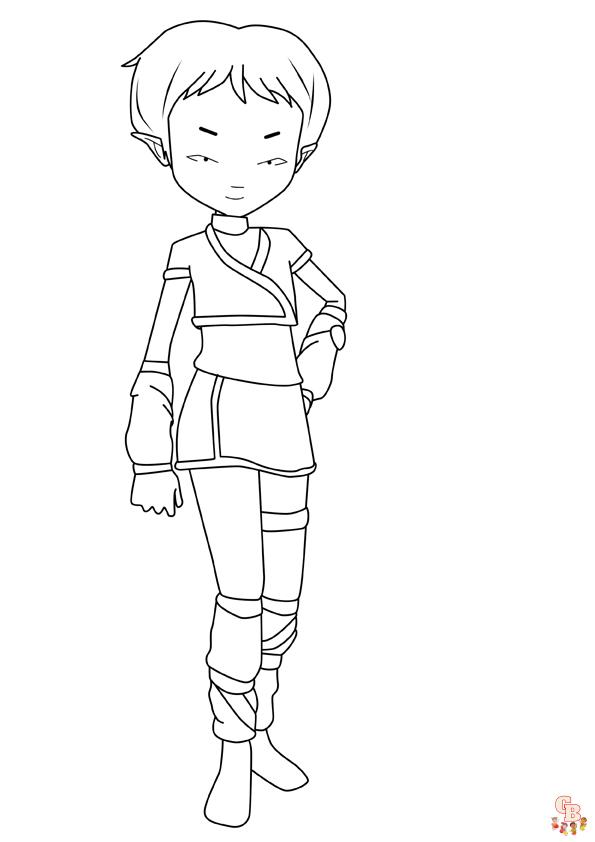 Coloriage Code Lyoko