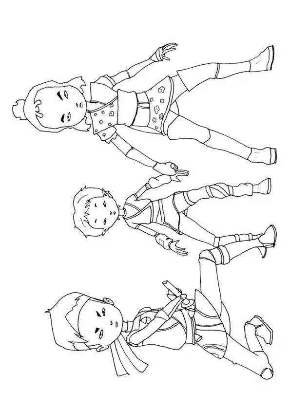 Coloriage Code Lyoko