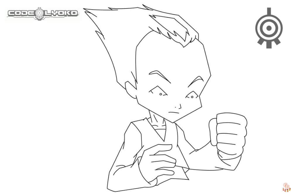 Coloriage Code Lyoko