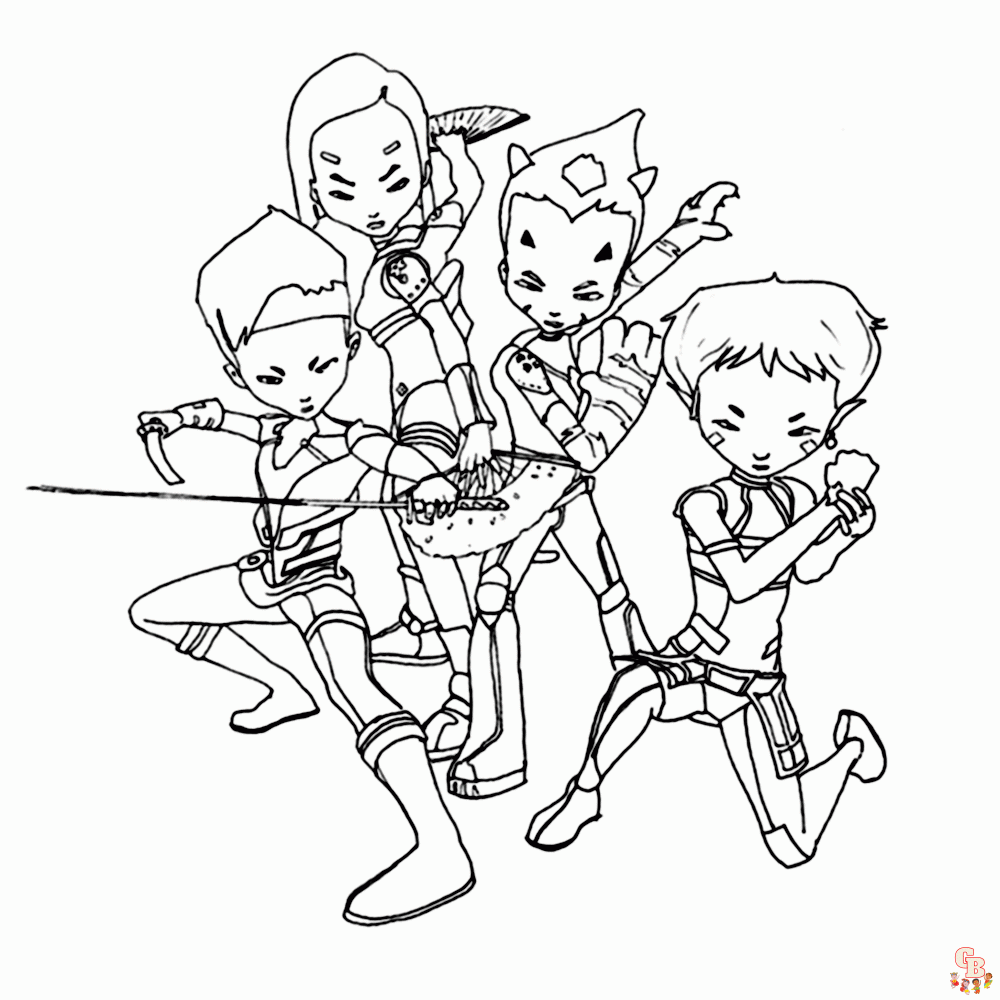 Coloriage Code Lyoko