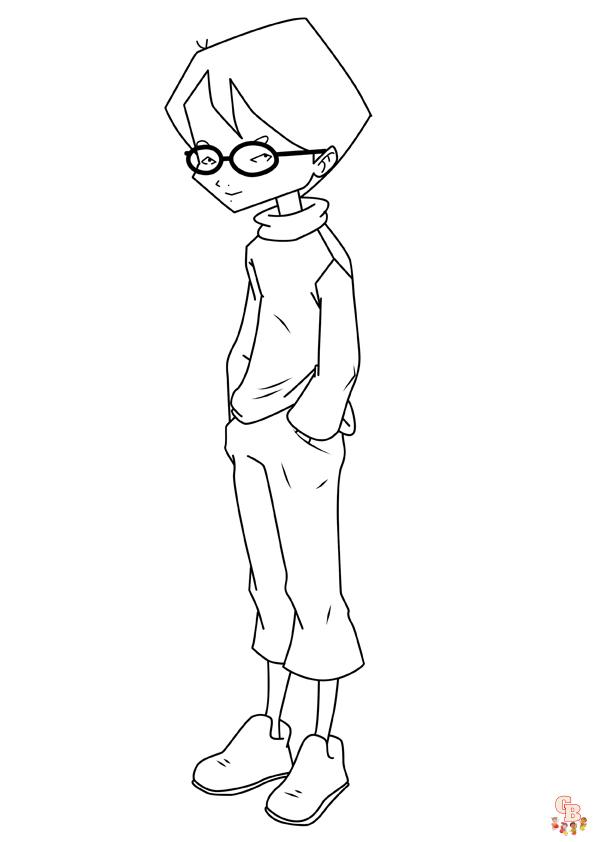 Coloriage Code Lyoko