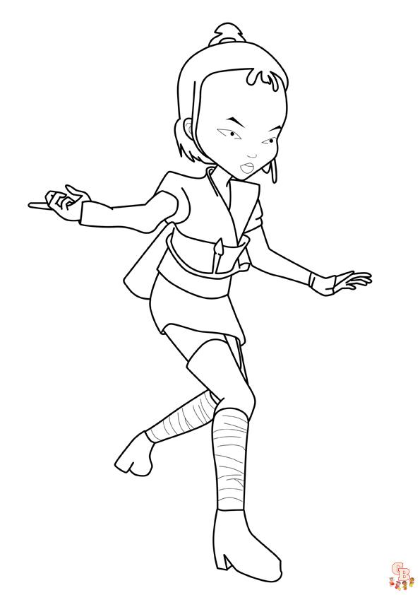 Coloriage Code Lyoko