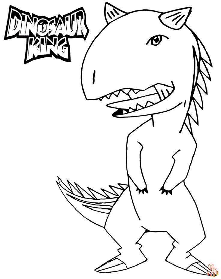 Coloriage Dinosaur King