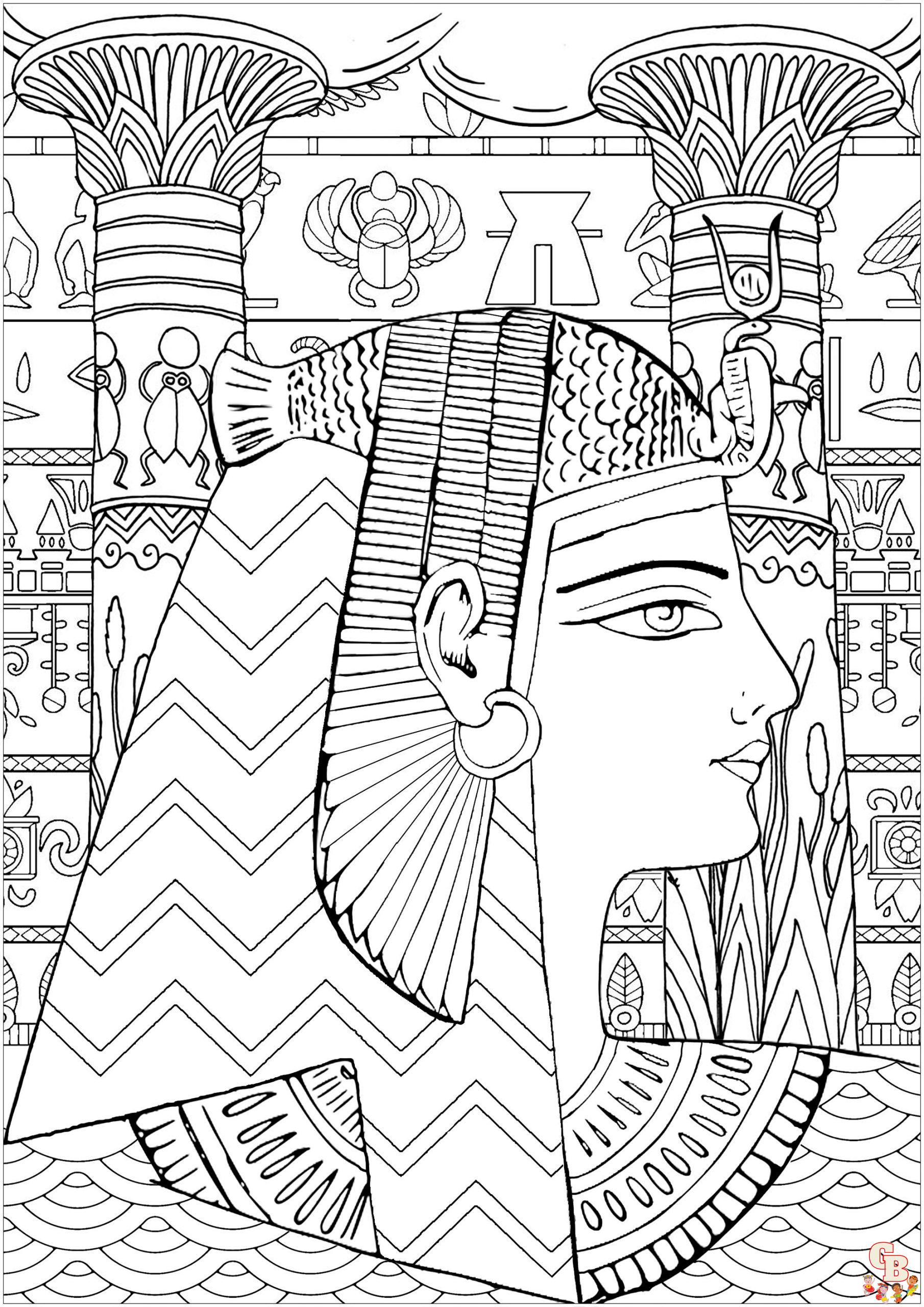 Coloriage Egypte