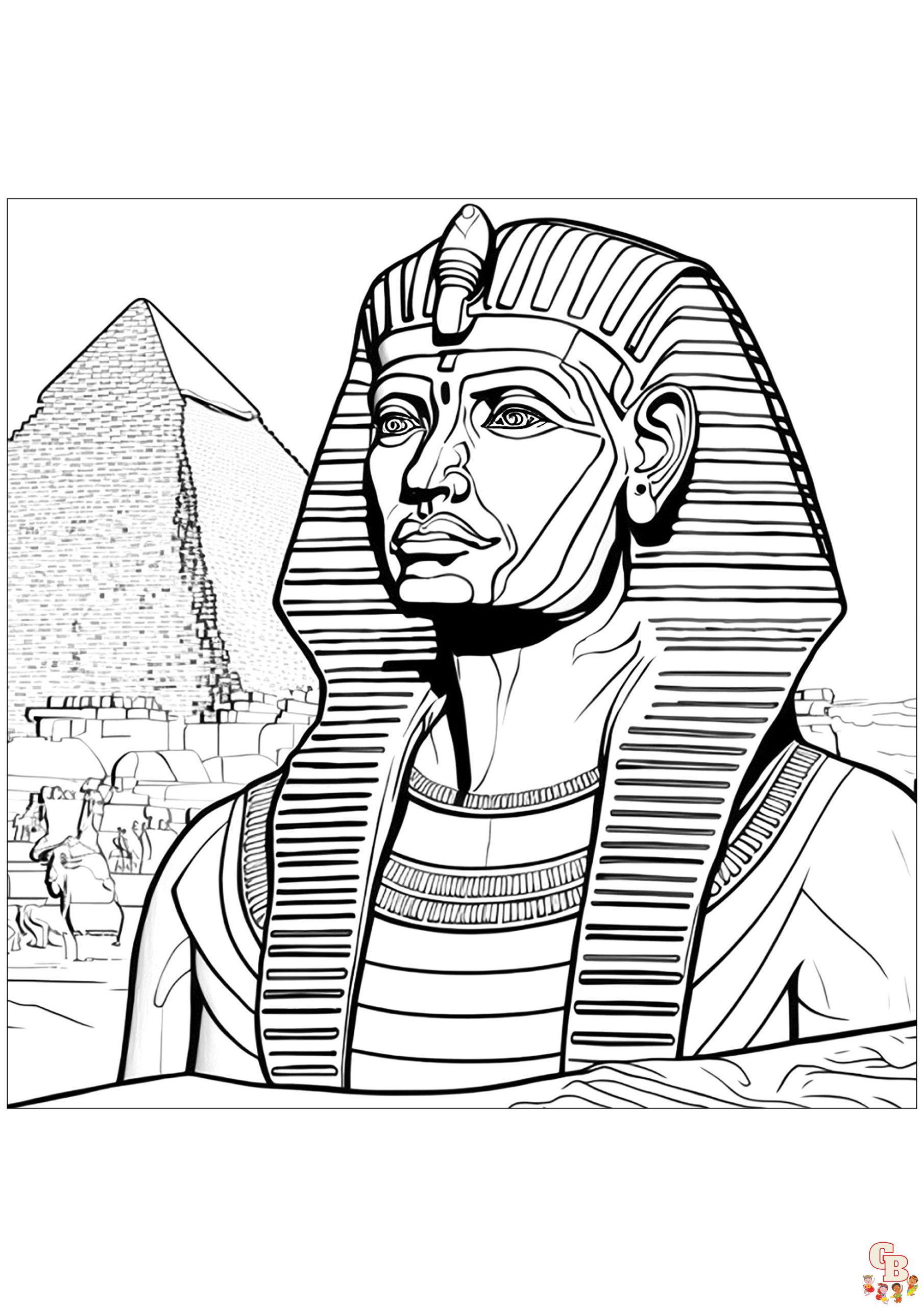 Coloriage Egypte