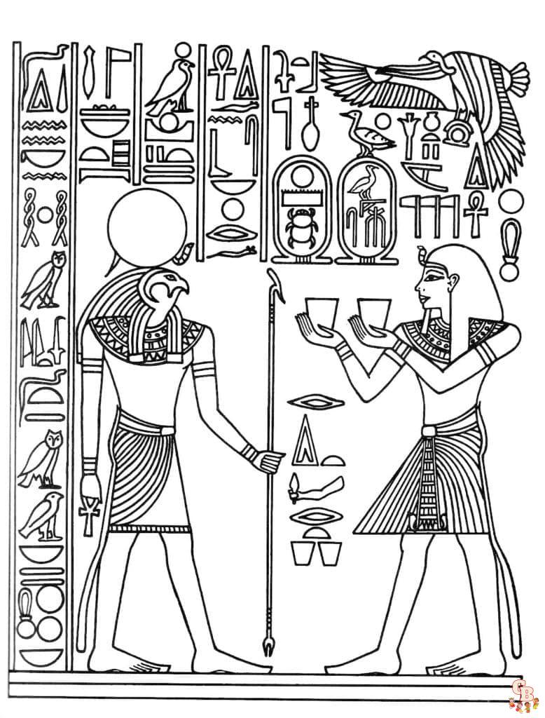 Coloriage Egypte