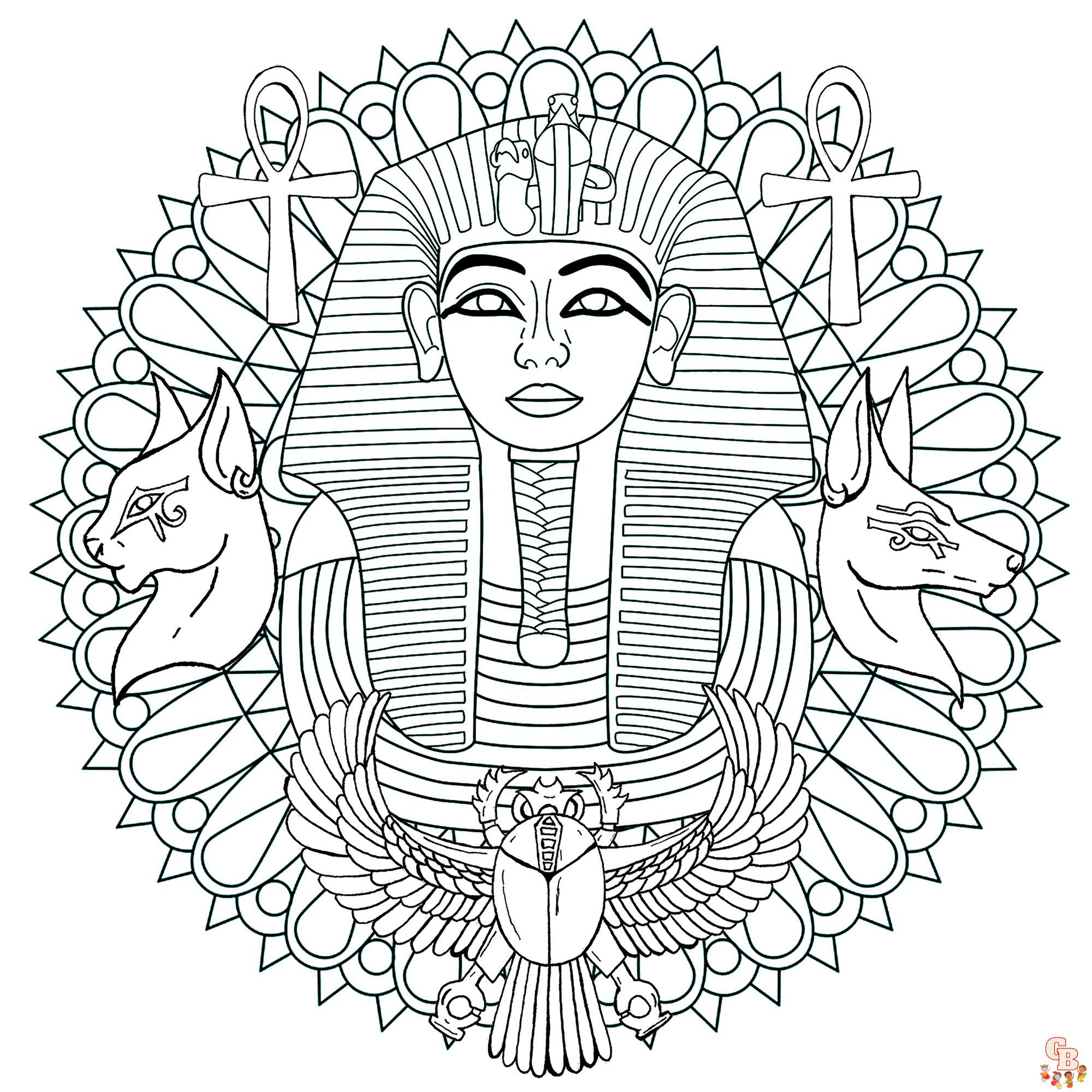 Coloriage Egypte