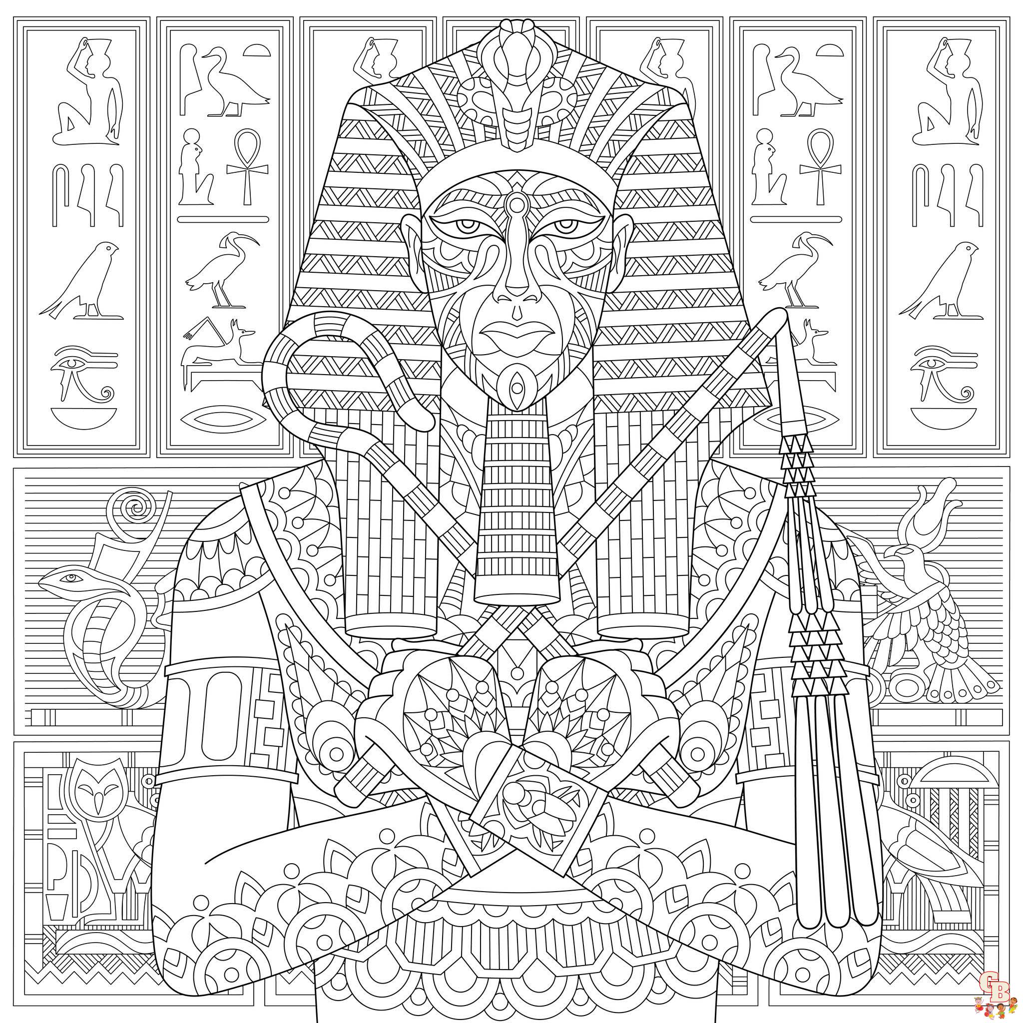 Coloriage Egypte