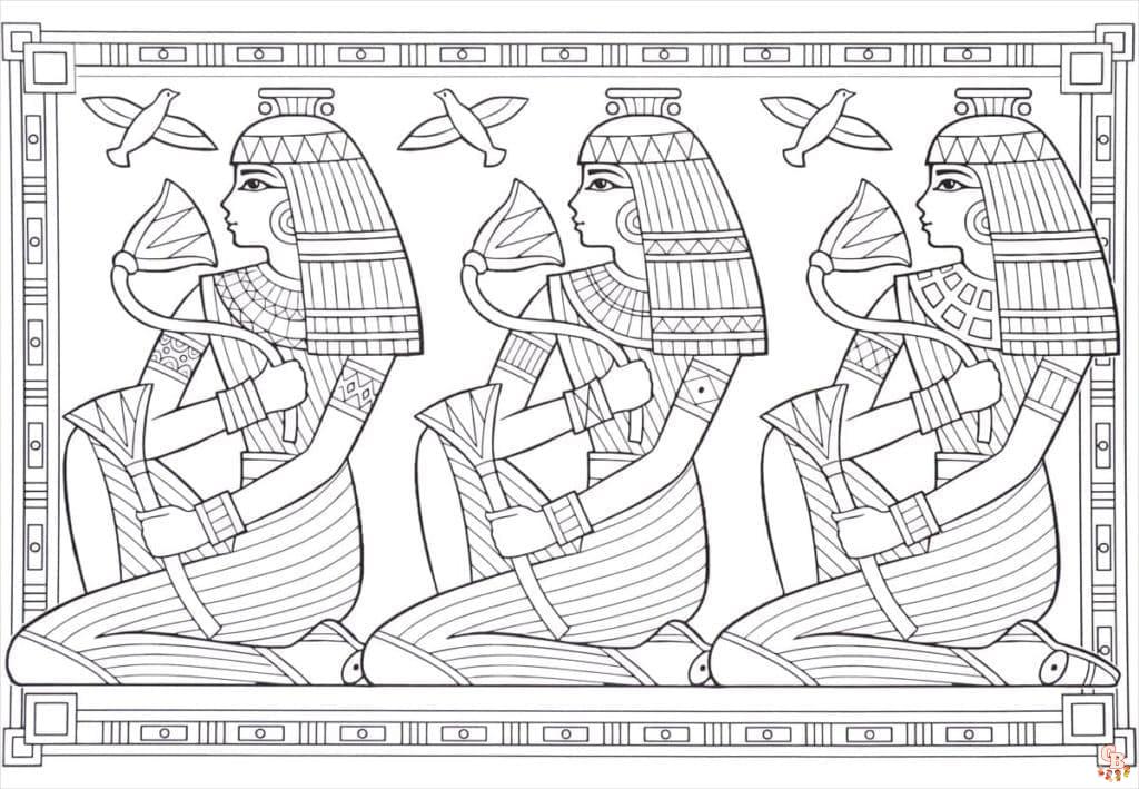 Coloriage Egypte