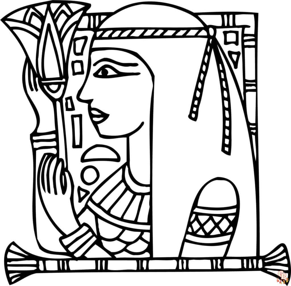 Coloriage Egypte