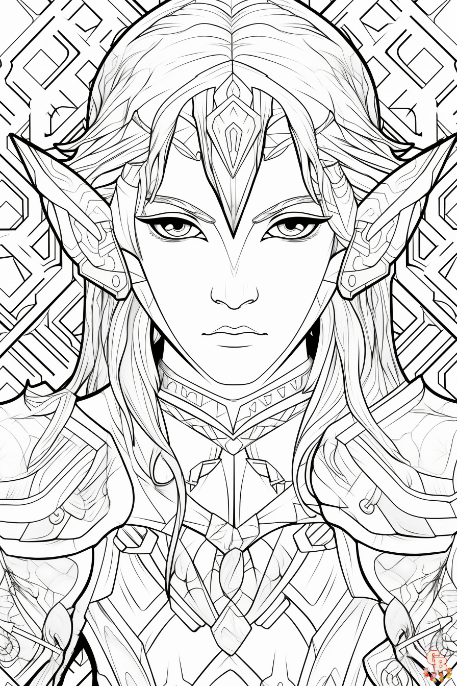 Coloriage Elfe