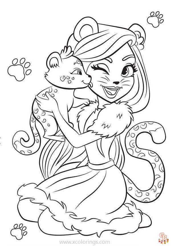 Coloriage Enchantimals