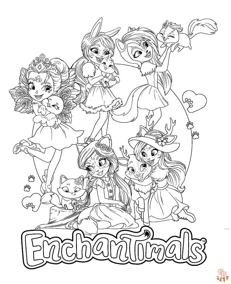 Coloriage Enchantimals