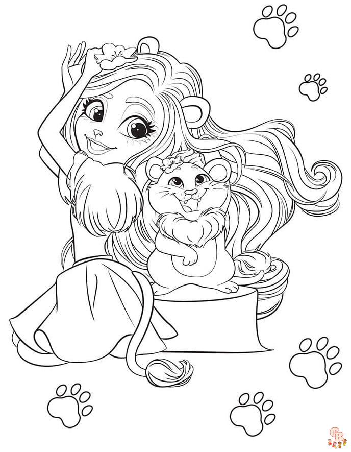 Coloriage Enchantimals