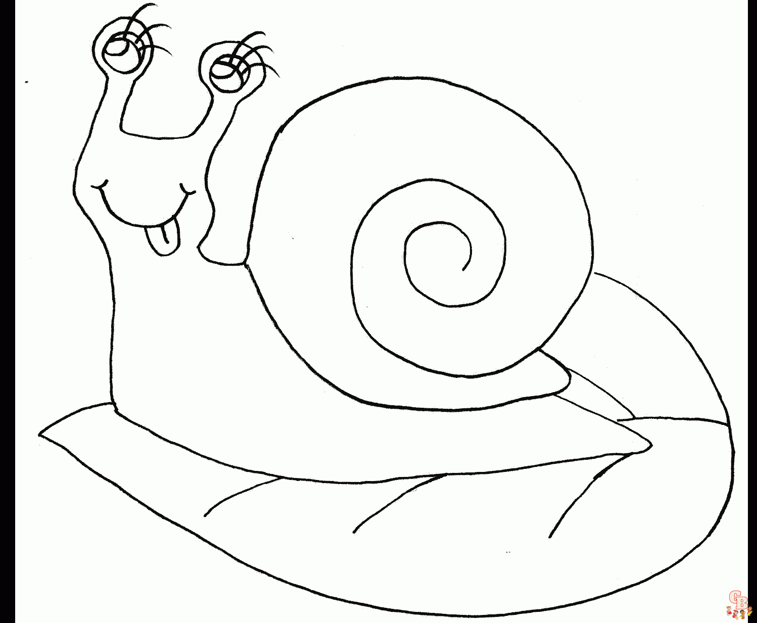 Coloriage Escargots