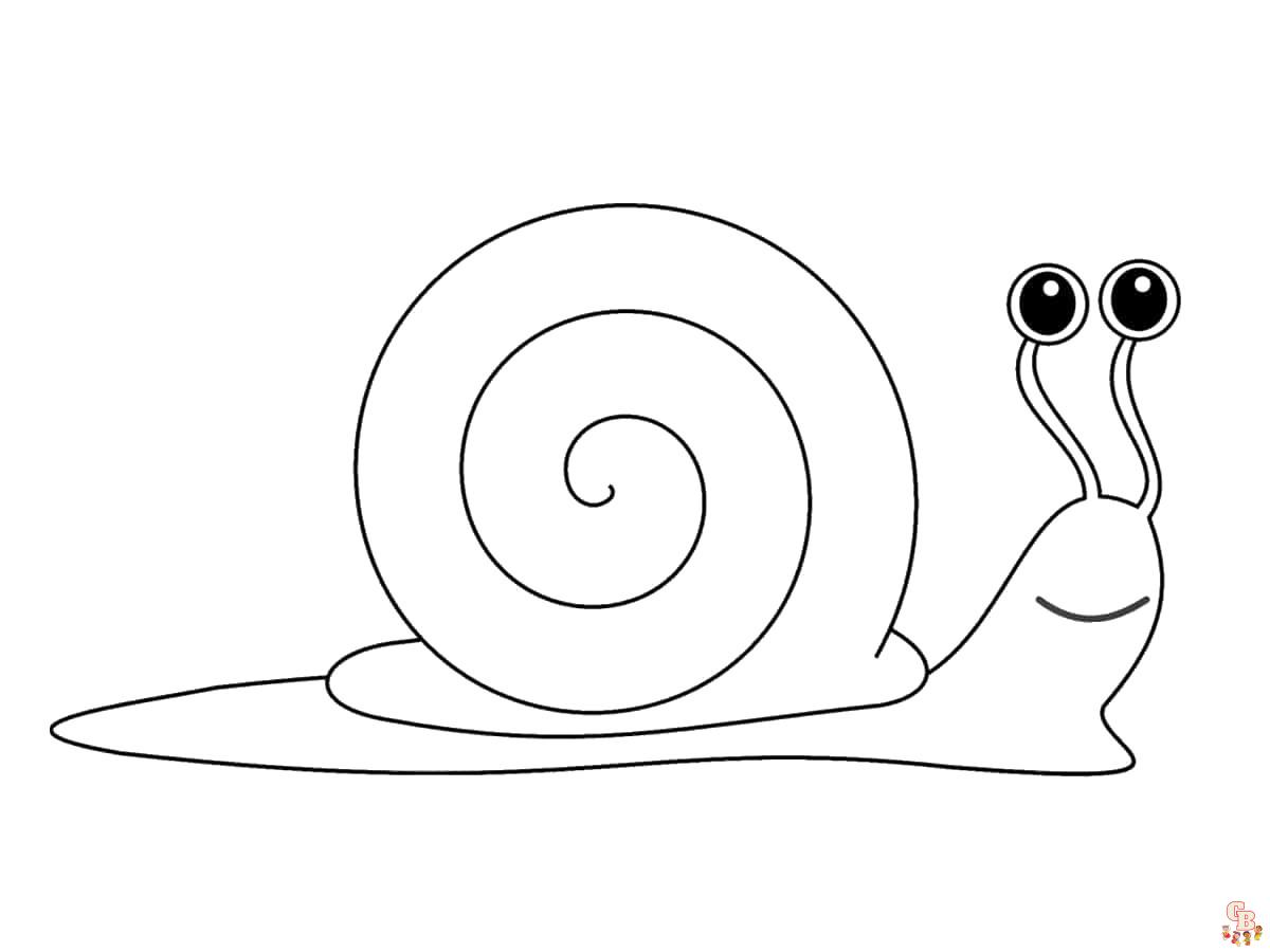 Coloriage Escargots