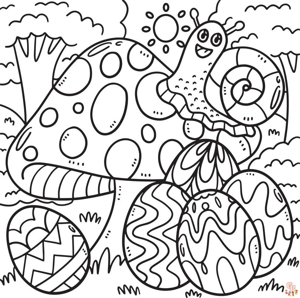 Coloriage Escargots