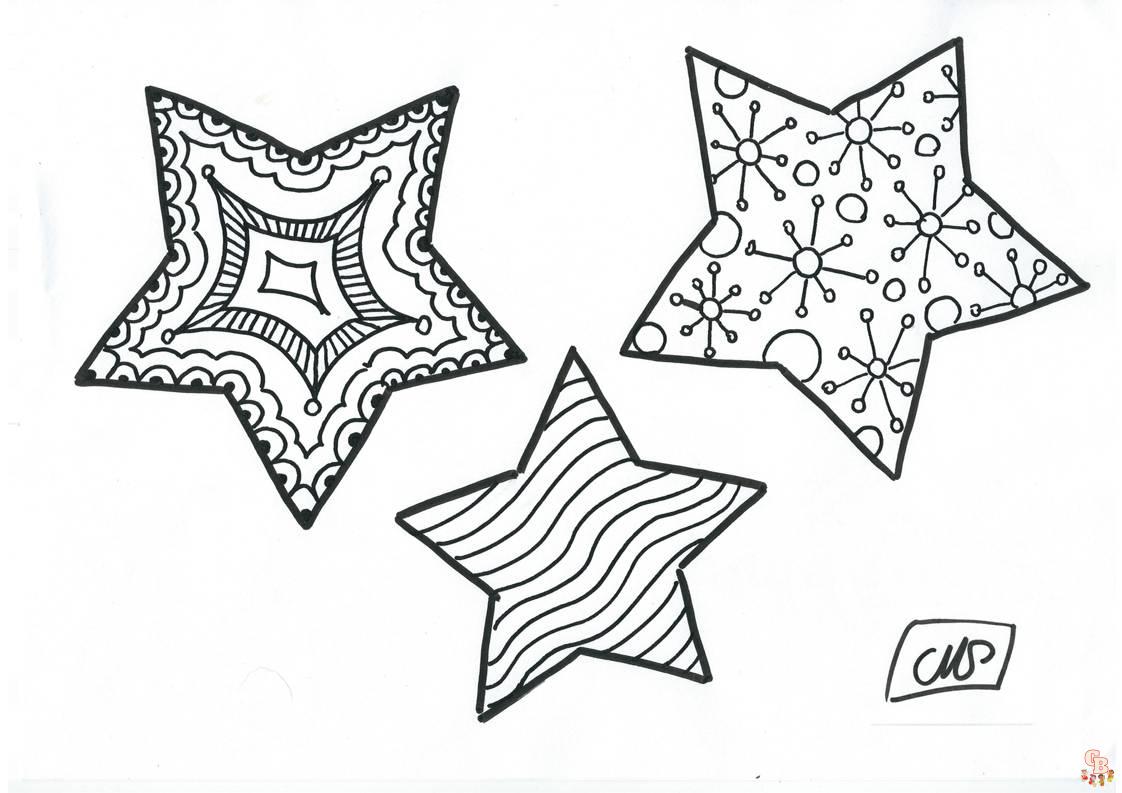 Coloriage Etoiles