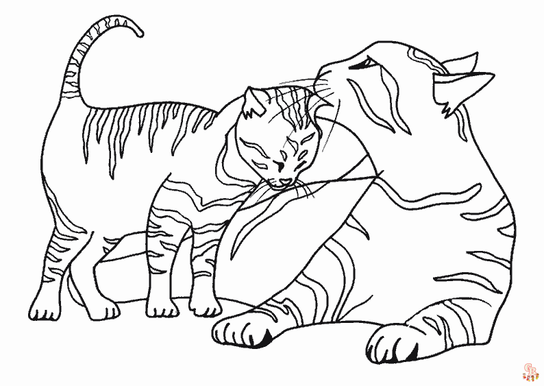 Coloriage Felins