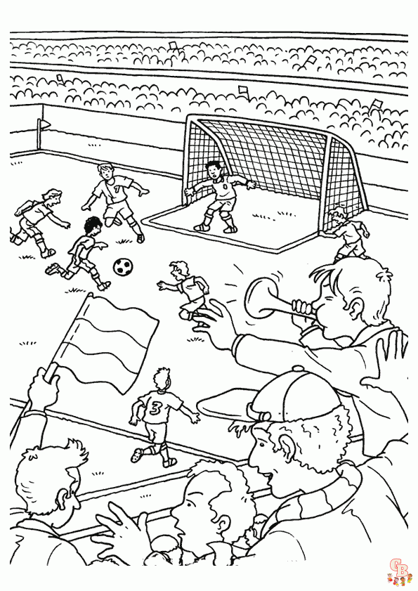 Coloriage Foot Rue