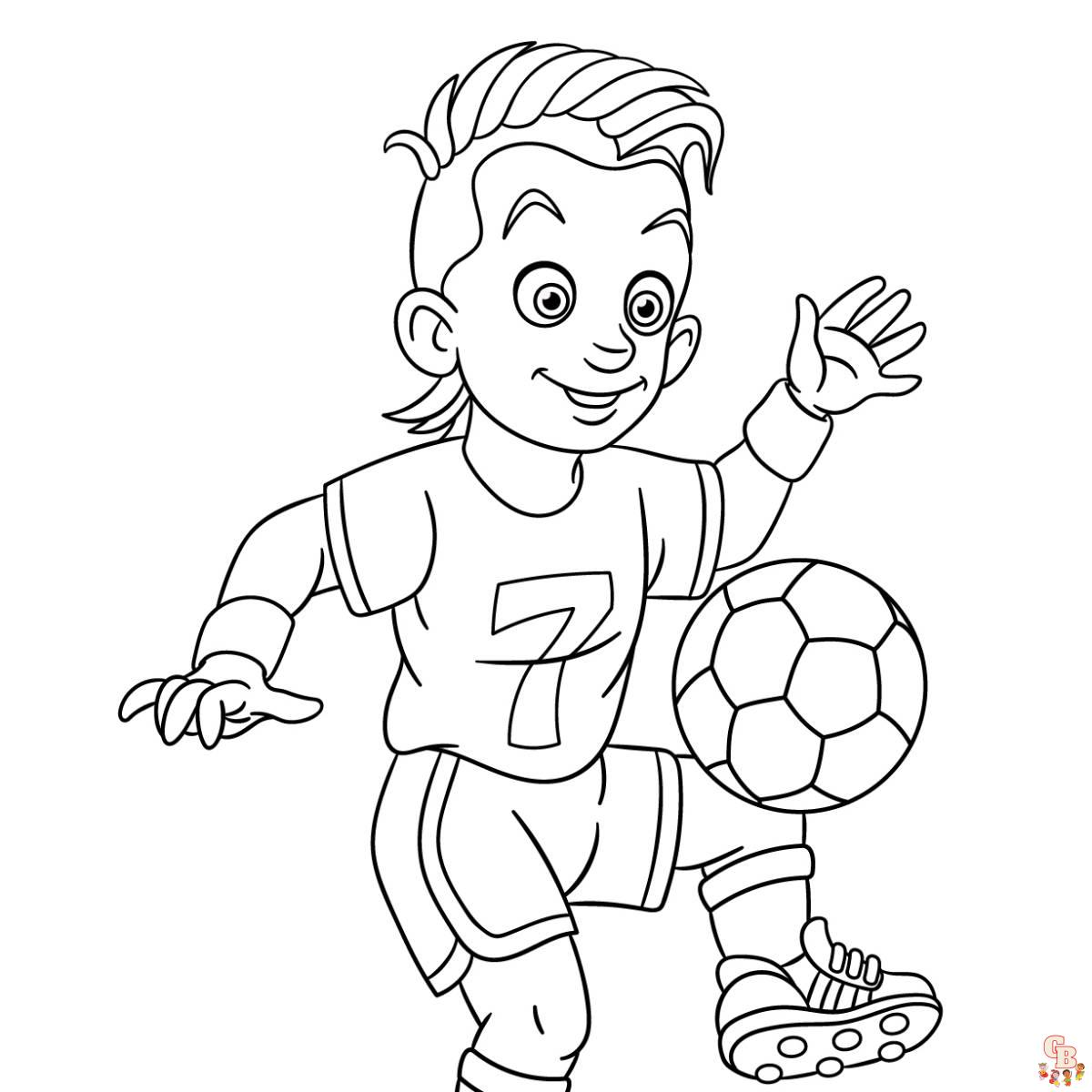 Coloriage Foot Rue