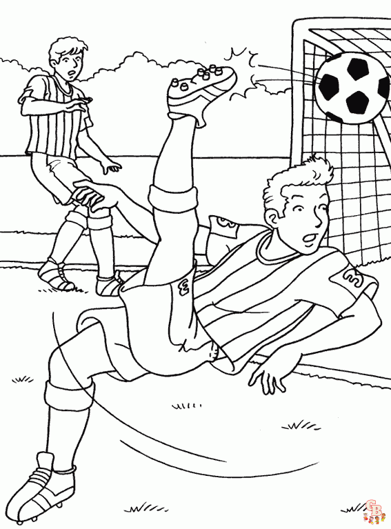 Coloriage Foot Rue