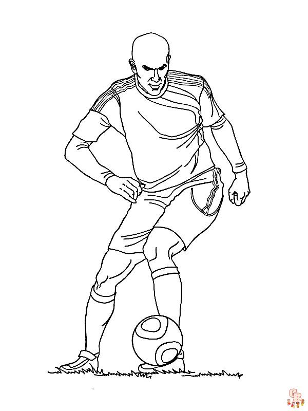 Coloriage Foot Rue