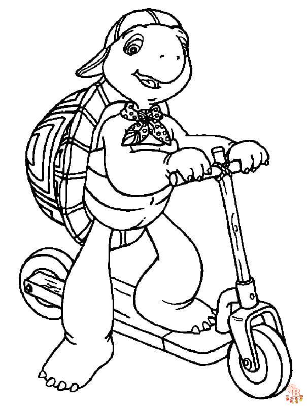 Coloriage Franklin