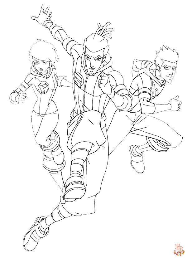 Coloriage Galactik Football