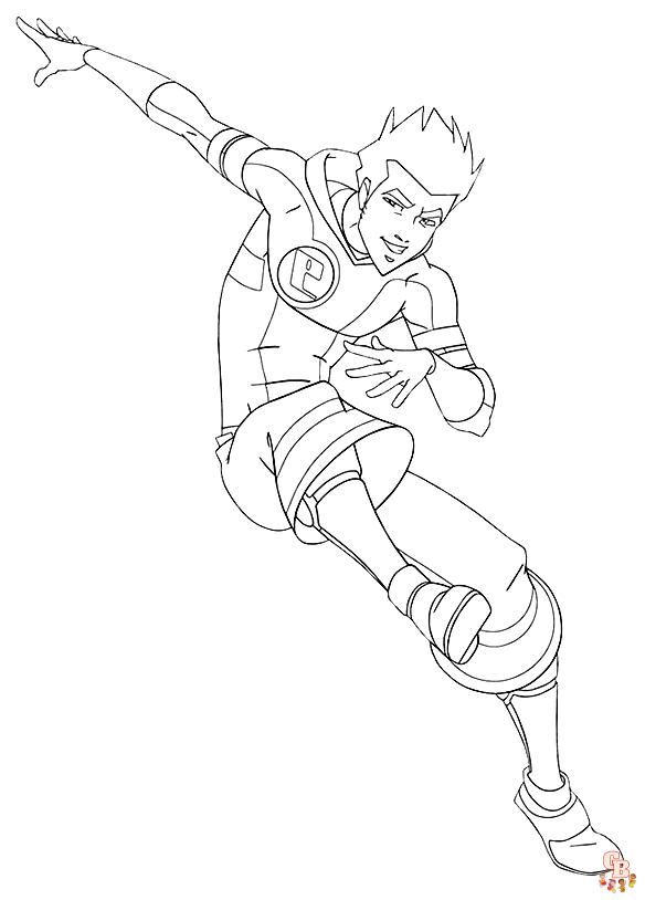 Coloriage Galactik Football