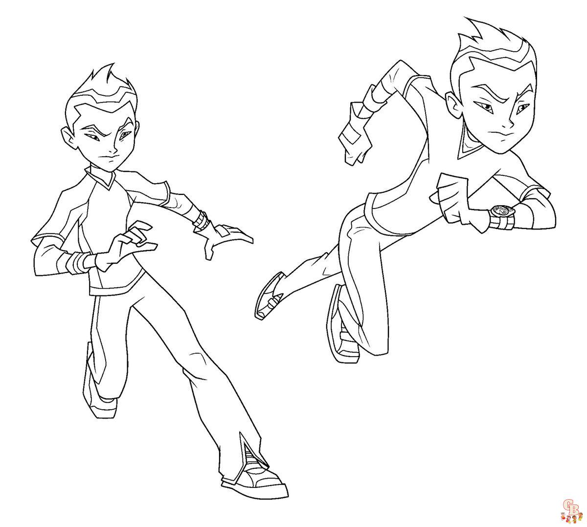 Coloriage Galactik Football