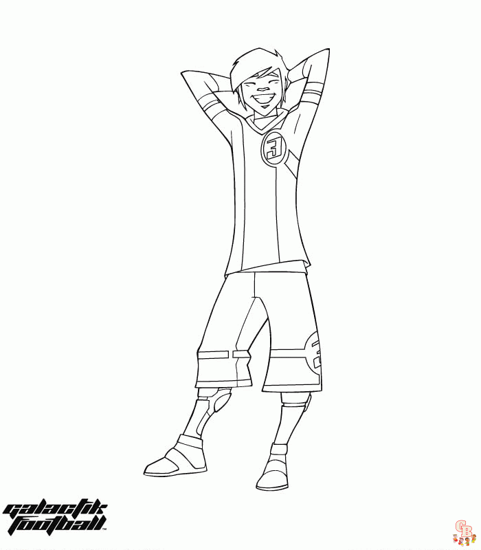 Coloriage Galactik Football