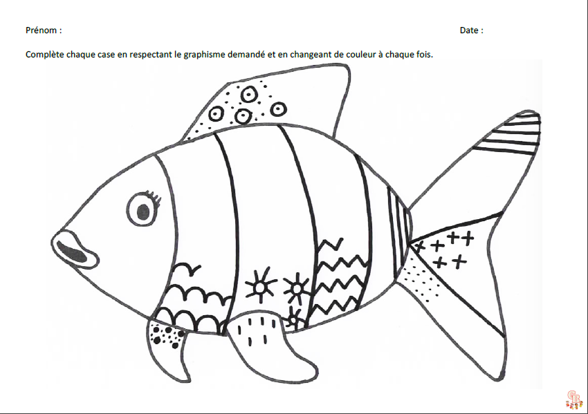 Coloriage Graphisme