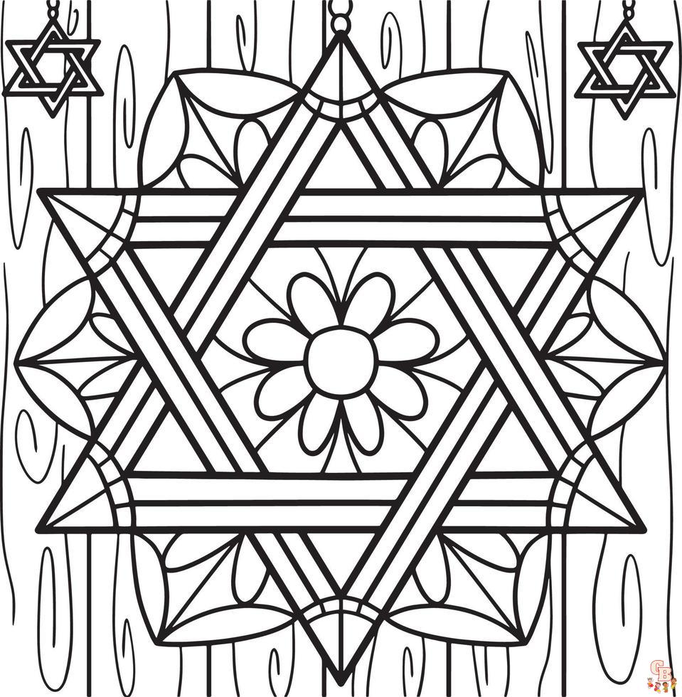 Coloriage Hanukkah