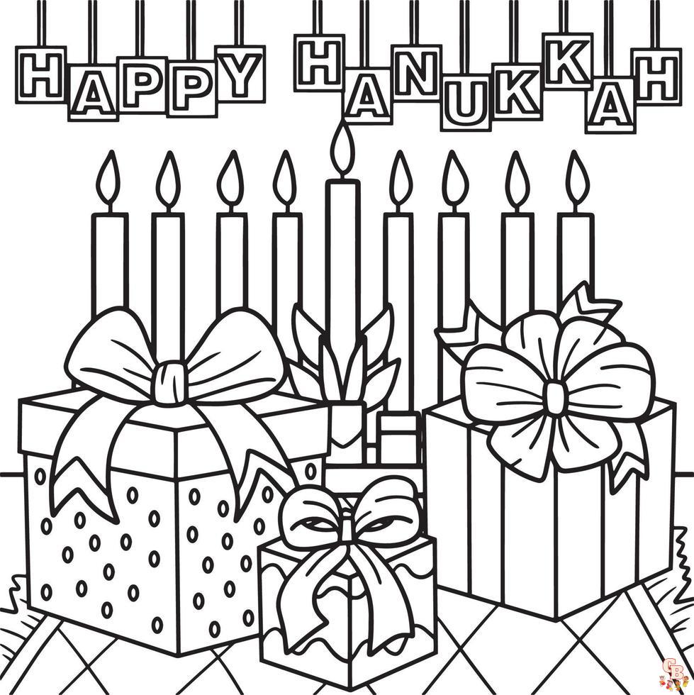 Coloriage Hanukkah