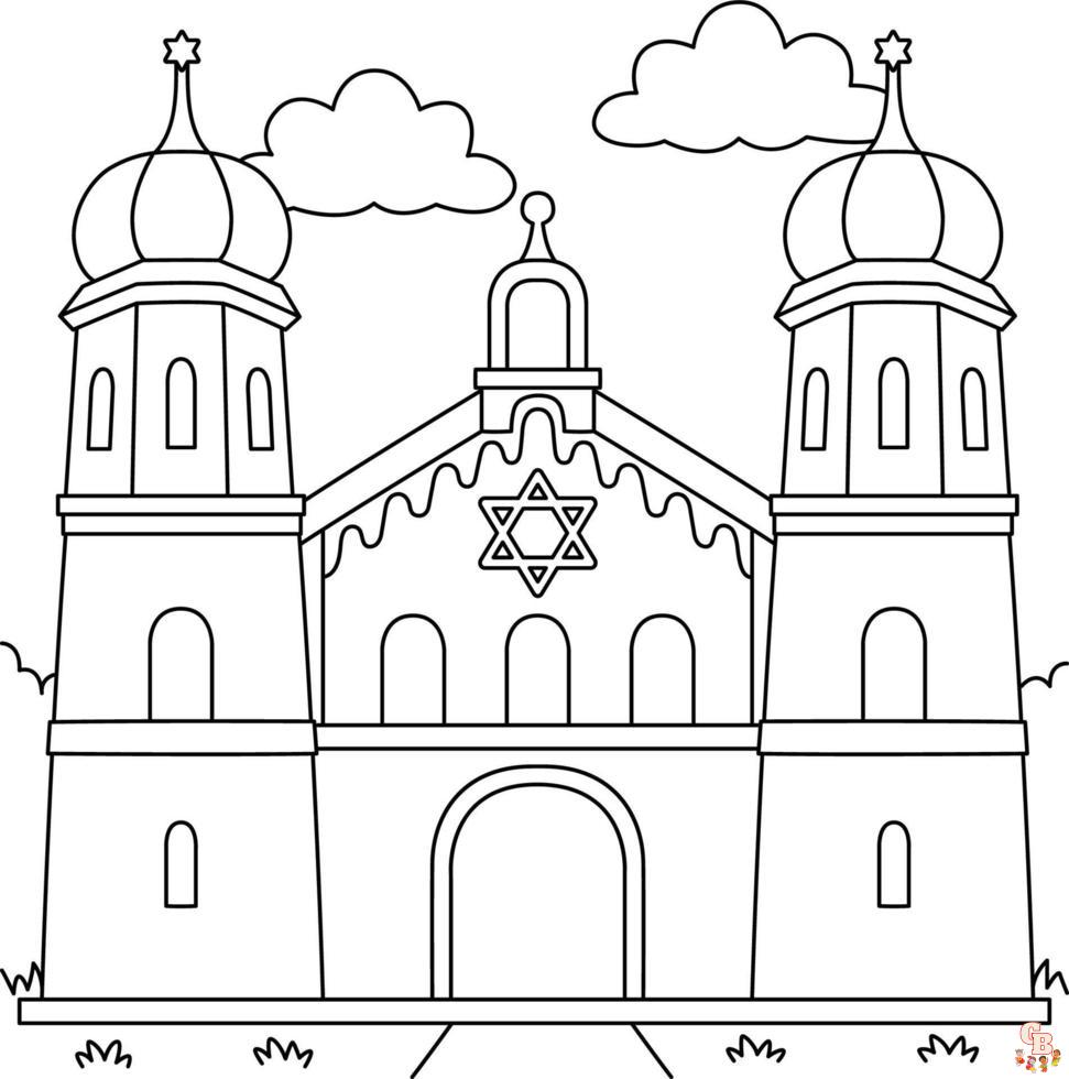 Coloriage Hanukkah