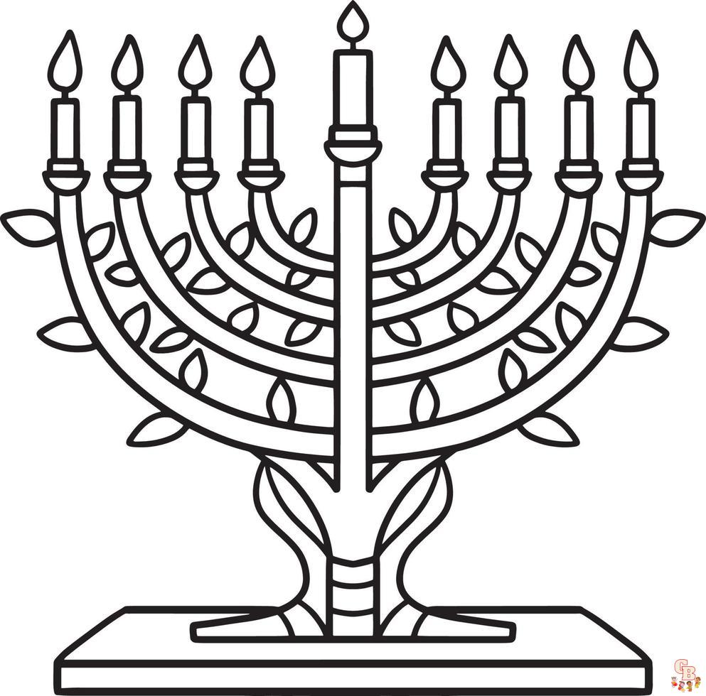 Coloriage Hanukkah