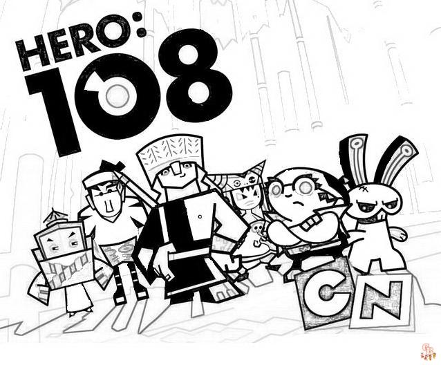 Coloriage Hero