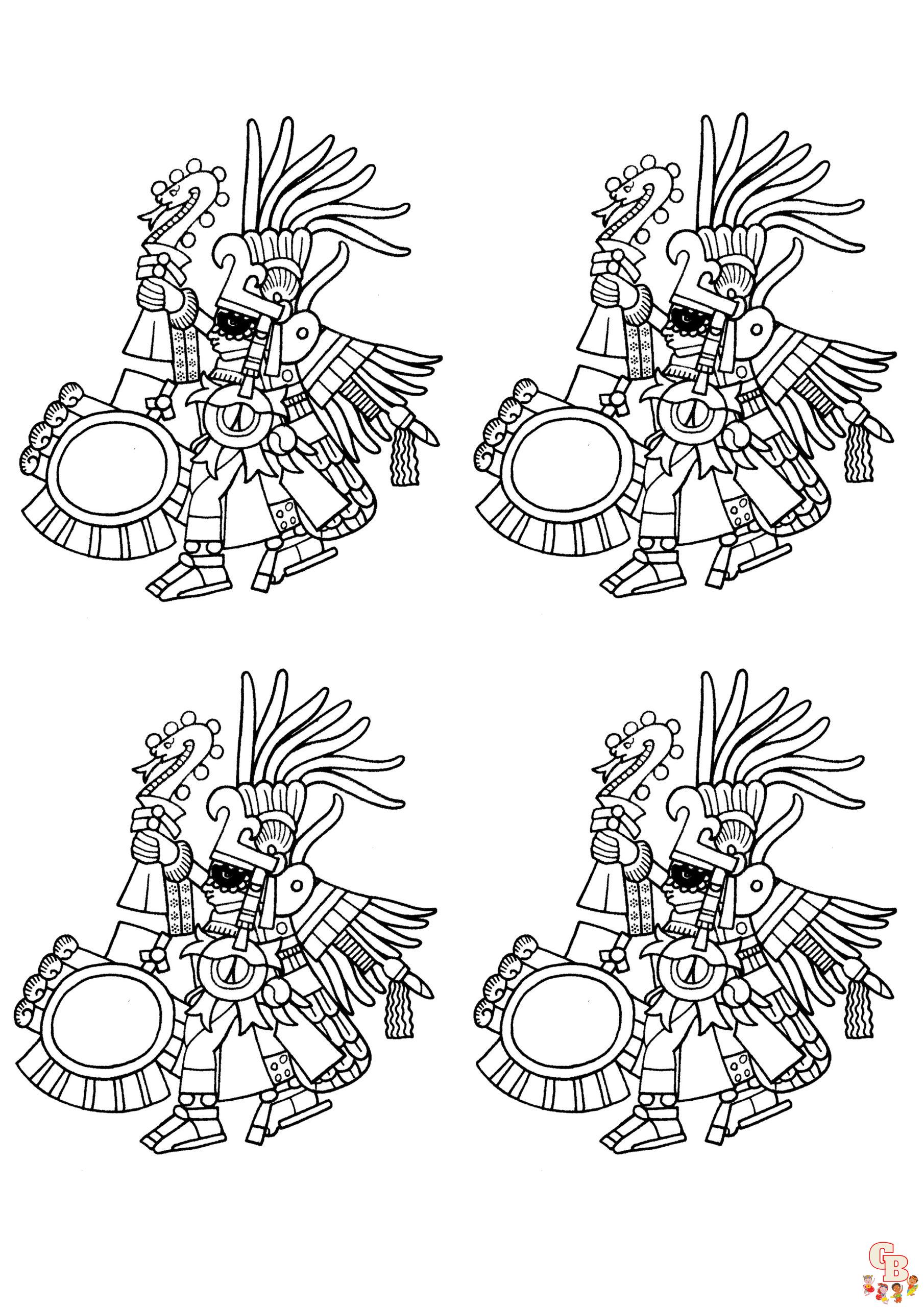 Coloriage Incas